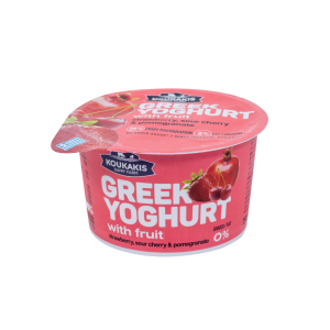 Greek Yoghurt with Strawberry, Sour Cherry, Pomegranate